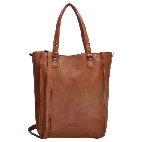 Enrico Benetti Lily Shopper Laptop Tas 17" Cognac