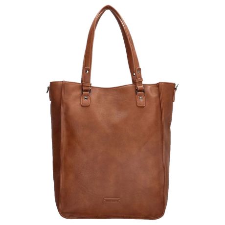 Enrico Benetti Lily Shopper Laptop Tas 17" Cognac