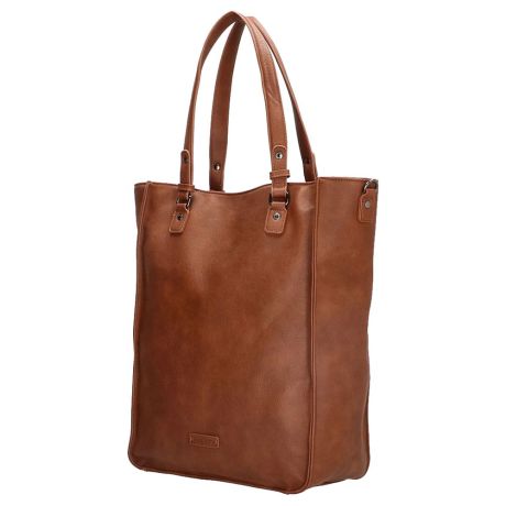 Enrico Benetti Lily Shopper Laptop Tas 17" Cognac