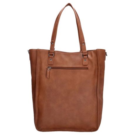 Enrico Benetti Lily Shopper Laptop Tas 17" Cognac