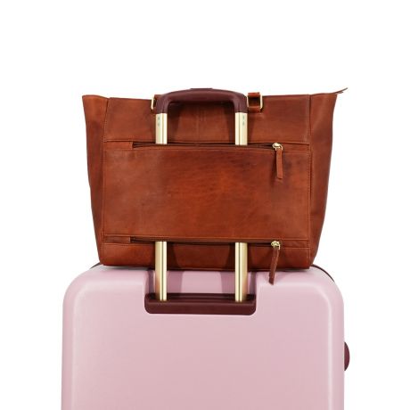 MOSZ Denise Workbag 15,6" Plain Cognac
