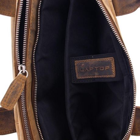 Plevier Galileo Laptoptas 15.6 Inch Bruin