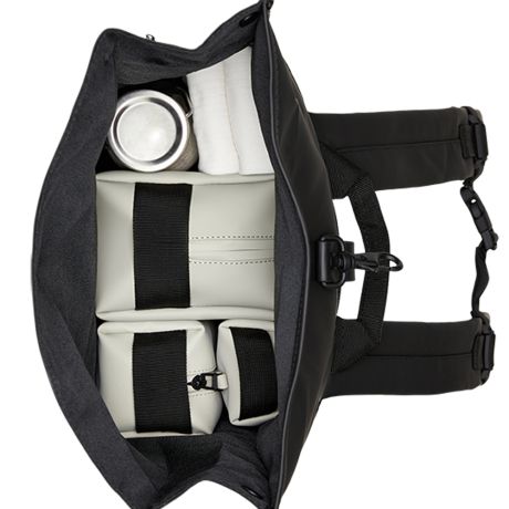 Rains Rolltop 16" Rucksack Black