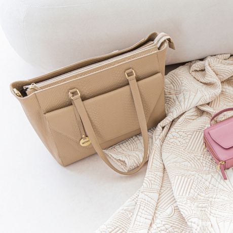 MOSZ Denise Workbag 15,6" Jungle Taupe