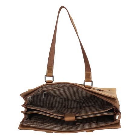 Hide & Stitches Idaho Laptoptas 15,6 Inch Bruin