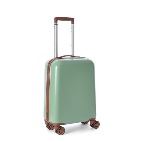 Decent Retro Handbagage Koffer 55 cm Olive Light Green