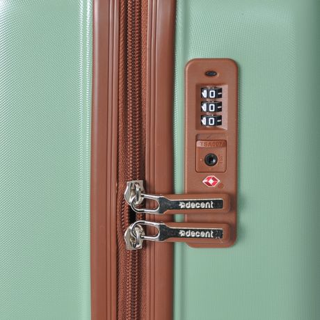 Decent Retro Handbagage Koffer 55 cm Olive Light Green