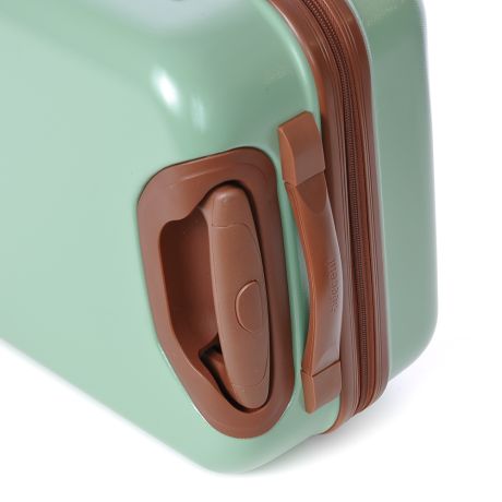 Decent Retro Handbagage Koffer 55 cm Olive Light Green