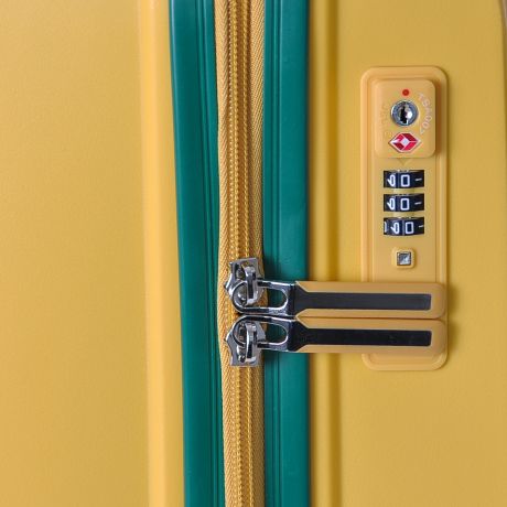 Resa Uppsala Handbagage Spinner 55/35 cm Yellow/Green