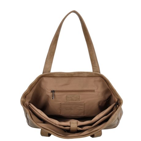 Charm London Liberty Laptoptas 17,3 Inch Taupe
