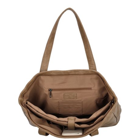 Charm London Liberty Laptoptas 17,3 Inch Taupe