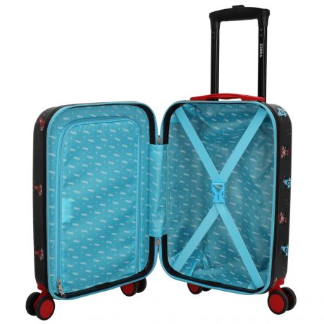 Zebra Trends Kinderkoffer Raceauto Zwart
