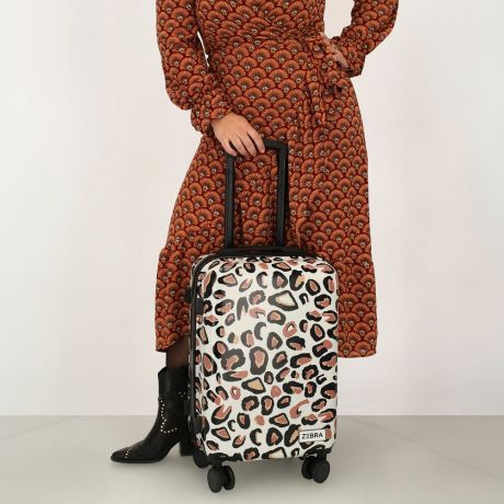 Zebra Trends Animal Handbagage koffer Luipaard