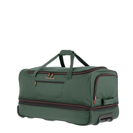 Travelite Basics Wheeled Duffle 70cm Expandable Dark Green