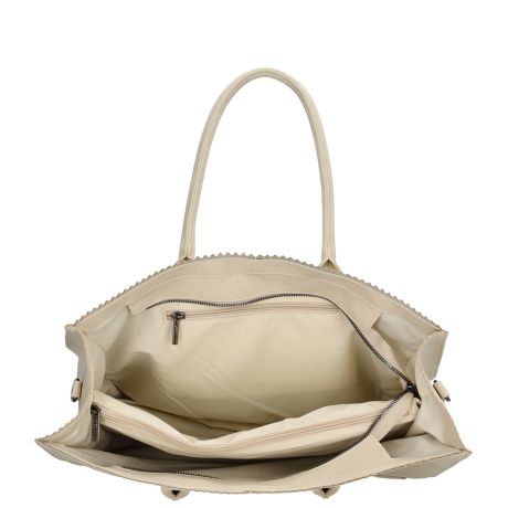 Zebra Natural Bag Lisa XL Shopper Crème