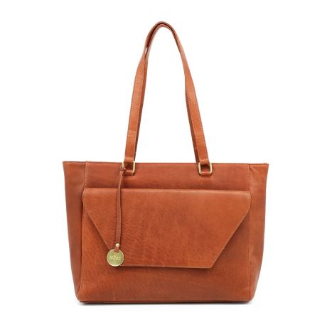 MOSZ Denise Workbag 15,6" Plain Cognac