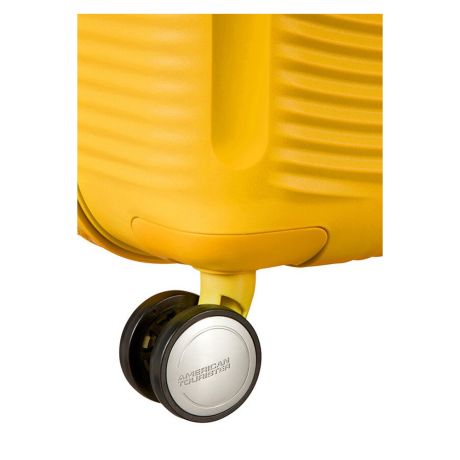 American Tourister Soundbox Spinner 77 Expandable Golden Yellow