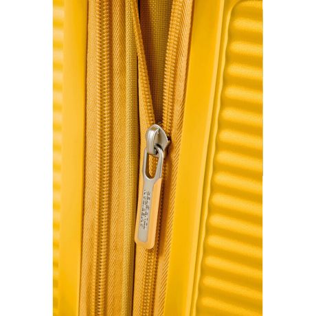 American Tourister Soundbox Spinner 77 Expandable Golden Yellow