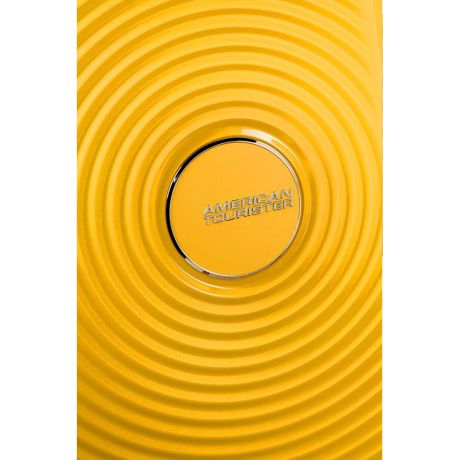 American Tourister Soundbox Spinner 77 Expandable Golden Yellow