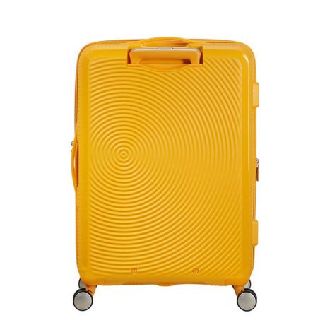 American Tourister Soundbox Spinner 77 Expandable Golden Yellow