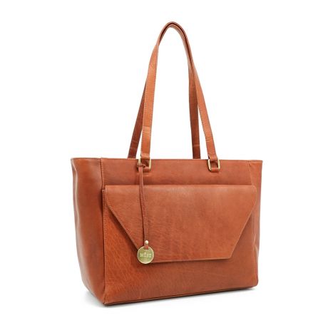 MOSZ Denise Workbag 15,6" Plain Cognac