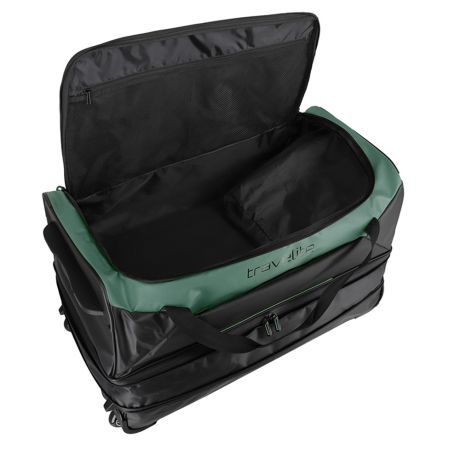Travelite Basics Tarpaulin Wheeled Duffle Large 70 cm Expandable Green