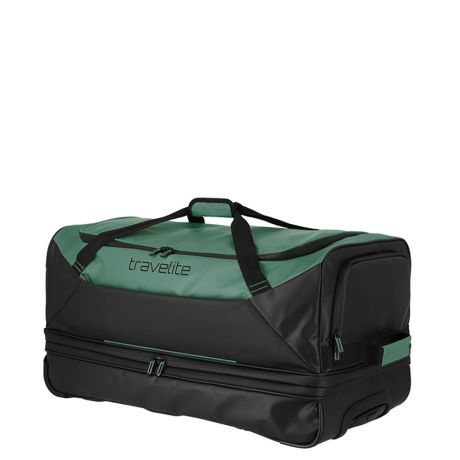 Travelite Basics Tarpaulin Wheeled Duffle Large 70 cm Expandable Green