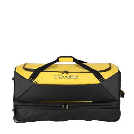 Travelite Basics Tarpaulin Wheeled Duffle Large 70 cm Expandable Yellow