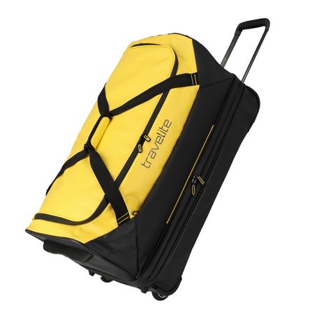 Travelite Basics Tarpaulin Wheeled Duffle Large 70 cm Expandable Yellow