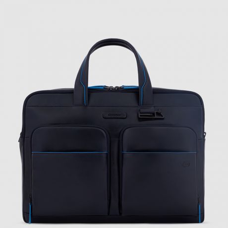 Piquadro Blue Square Revamp Laptoptas 15.6" Night Blue