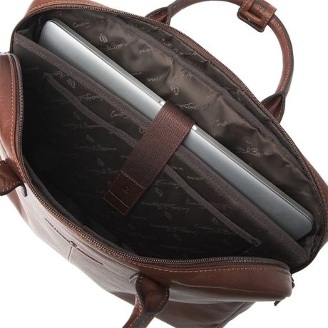 Castelijn & Beerens Specials Laptoptas 15.6'' RFID Lichtbruin