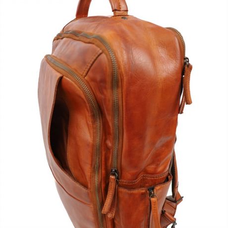 Bear Design Laptop Rugzak Jayden L Cognac