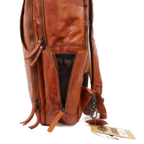 Bear Design Laptop Rugzak Jayden L Cognac