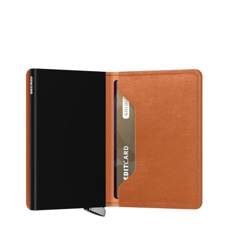Secrid Premium Slim Wallet Portemonnee Basco Cognac