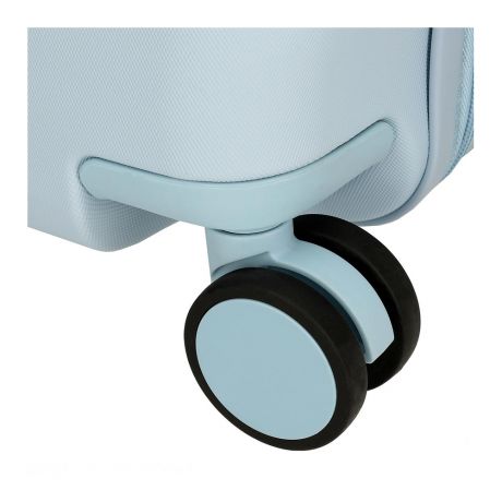 Frozen Rolling Suitcase 4 Wheels Believe In The Journey Ice Blue