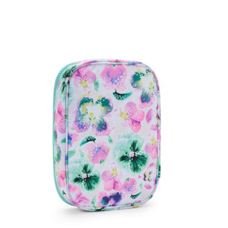 Kipling 100 Pens Etui Aqua Blossom