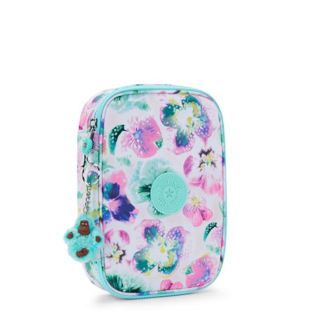 Kipling 100 Pens Etui Aqua Blossom