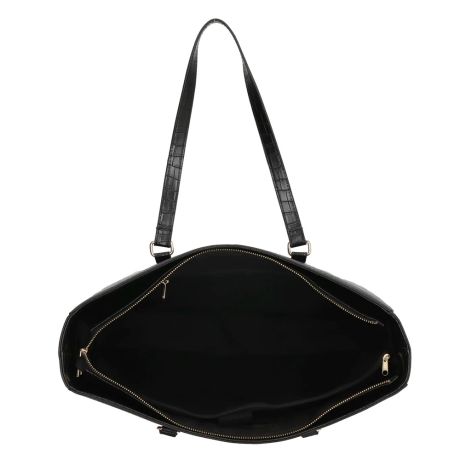 Charm London Midwood Shopper 15.6" Croco Black