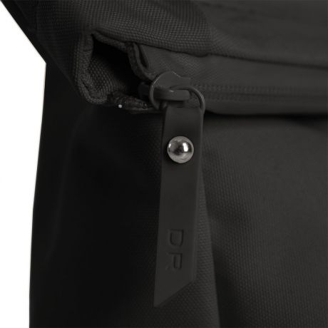 Daniel Ray Pittsburgh Rolltop Rugtas Coated 15,6" Zwart/Zwart