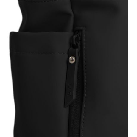 Daniel Ray Pittsburgh Rolltop Rugtas Coated 15,6" Zwart/Zwart