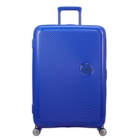 American Tourister Soundbox Spinner 77 Expandable Cobalt Blue