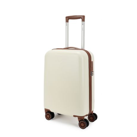 Decent Retro Handbagage Koffer 55 cm White