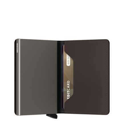 Secrid Slim Wallet Portemonnee Matte Truffle