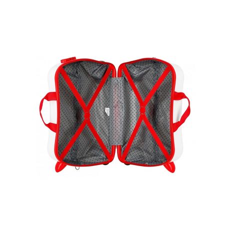 Spiderman Rolling Suitcase 4 Wheels White