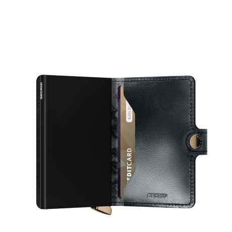 Secrid Premium Mini Wallet Portemonnee Stitch Floral Black