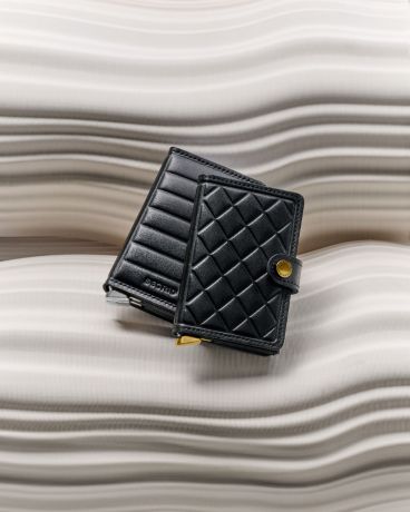 Secrid Premium Slim Wallet Portemonnee Emboss Diamond Black