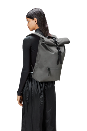 Rains Rolltop 16" Rucksack Grey