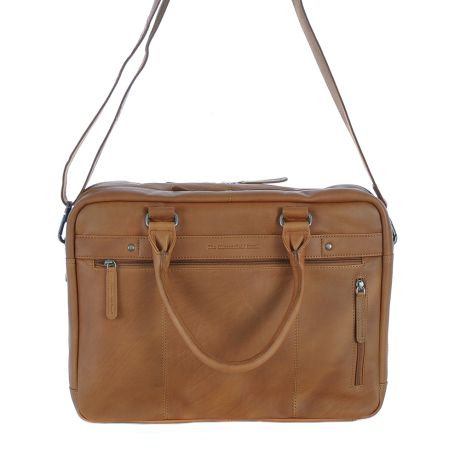 Chesterfield Stef Business Laptop Bag 15.6" Cognac
