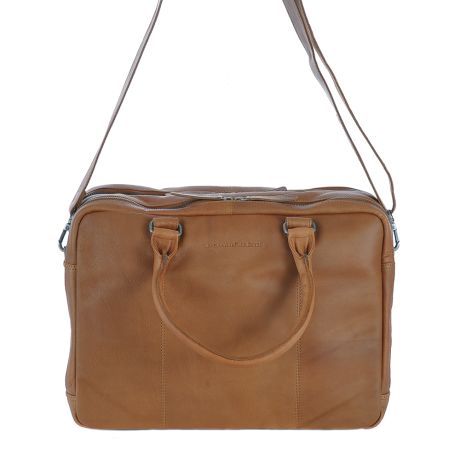 Chesterfield Stef Business Laptop Bag 15.6" Cognac
