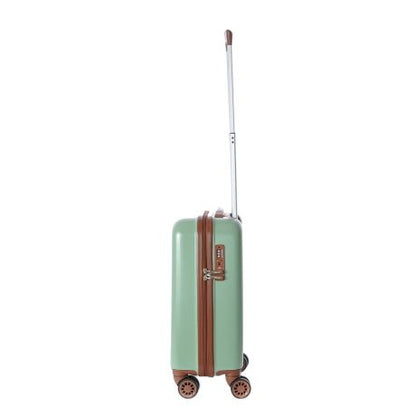 Decent Retro Handbagage Koffer 55 cm Olive Light Green